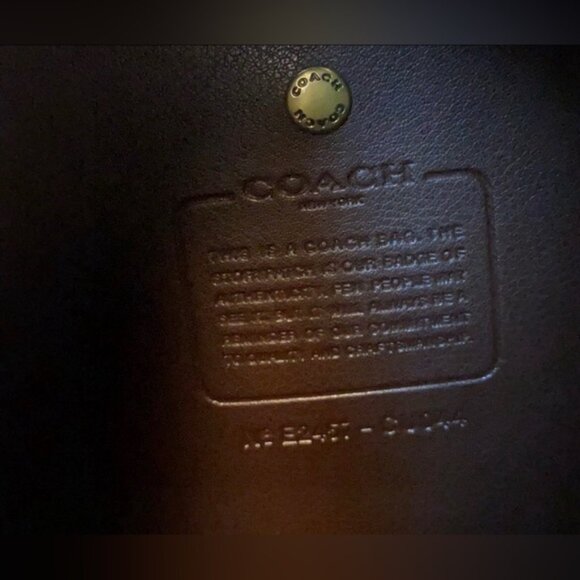 Coach Brooklyn Shoulder Bag 28-BrassMaple NWT With Dust Bag